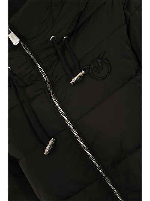 Piumino Crusca con cappuccio in tela tecnica Nero PINKO | 105384 A2PEZ99